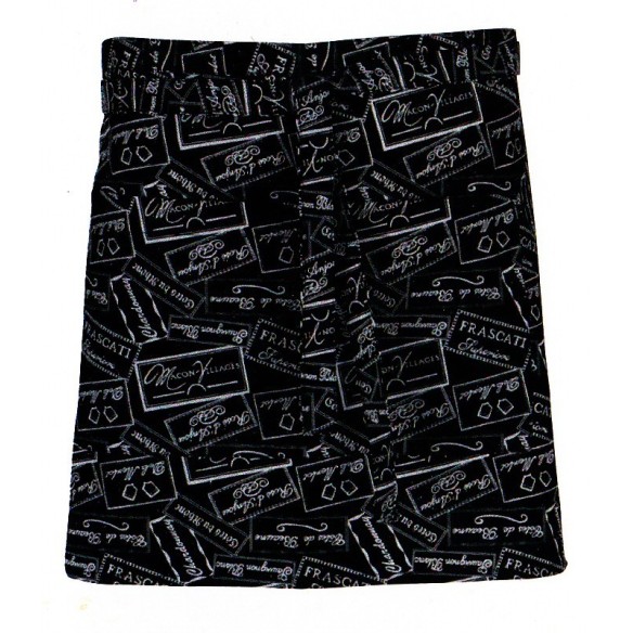  DELANTAL CORTO ESTAMPADO
