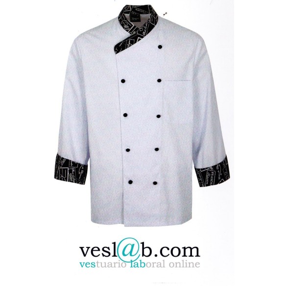 CHAQUETA COCINERO M/LARGA 'KIMONO'
