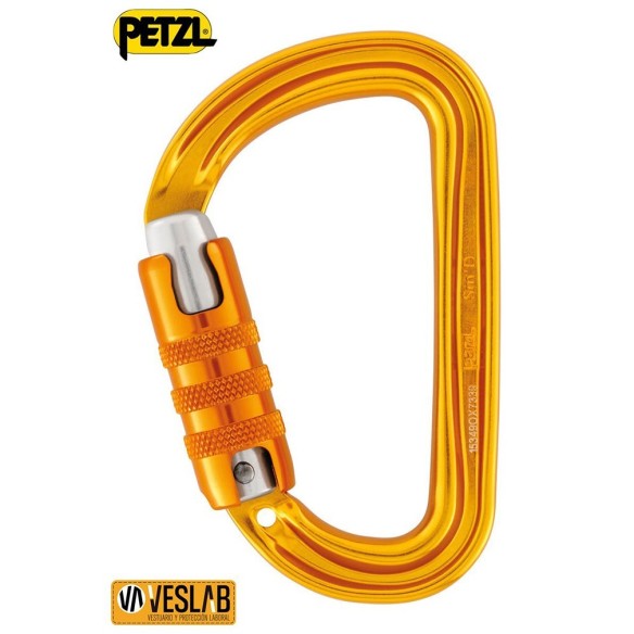 MOUSQUETON ULTRALIGHT PETZL SM'D TRIACT-LOCK