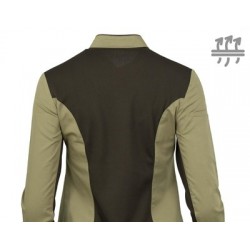 WOMEN'S KITCHEN JACKET WITH CONTRASTING TRIM