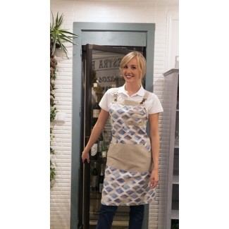 DAVANTAL PETO CONTRAST ROMBS 2