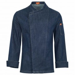 chaqueta de cocina denim elástico 1