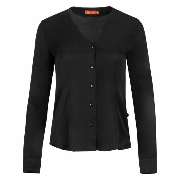 blusa cuello pico manga larga 1