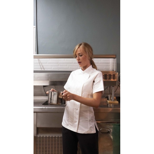 JAQUETA DE CUINA MÀNIGA CURTA