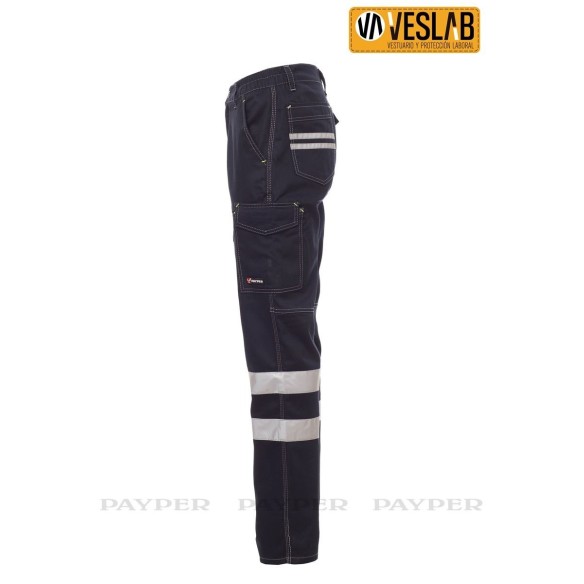 WORKER REFLEX TROUSERS 100% COTTON