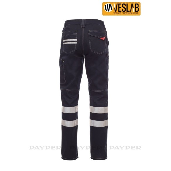 WORKER REFLEX TROUSERS 100% COTTON