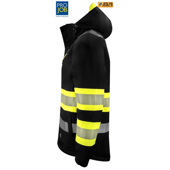 chaqueta funcional projob en iso 20471 clase 1 4