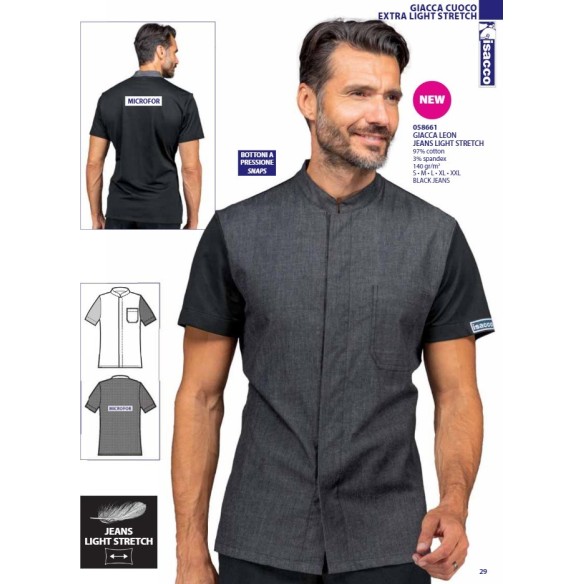 JAQUETA ISACCO ERICSSON JEANS LIGHT STRETCH