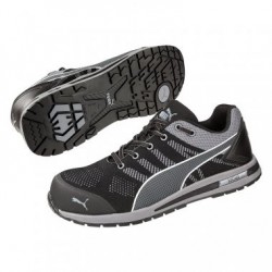 calzado puma elevate knit black low s1p src esd 2