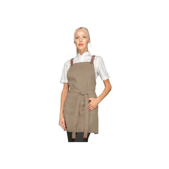 MEXICO SHORT NATURAL APRON BIB