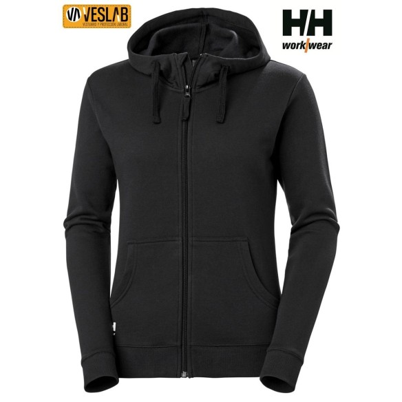 HH MANCHESTER WOMAN ZIP HOODIE SWEATSHIRT