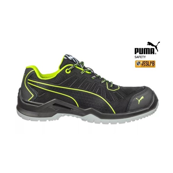 PUMA ELEVATE KNIT BLACK LOW S1P SRC ESD SHOES