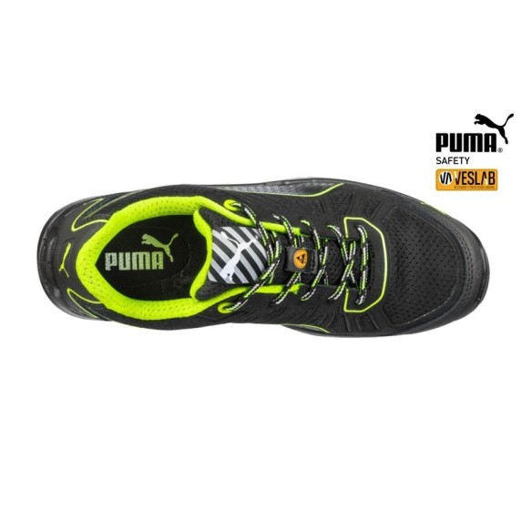PUMA ELEVATE KNIT BLACK LOW S1P SRC ESD SHOES
