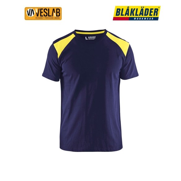 T-SHIRT BLAKLADER BICOLORE