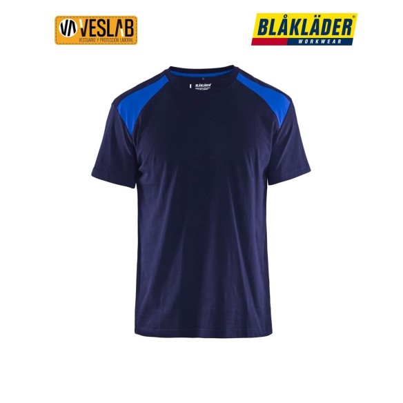 T-SHIRT BLAKLADER BICOLORE