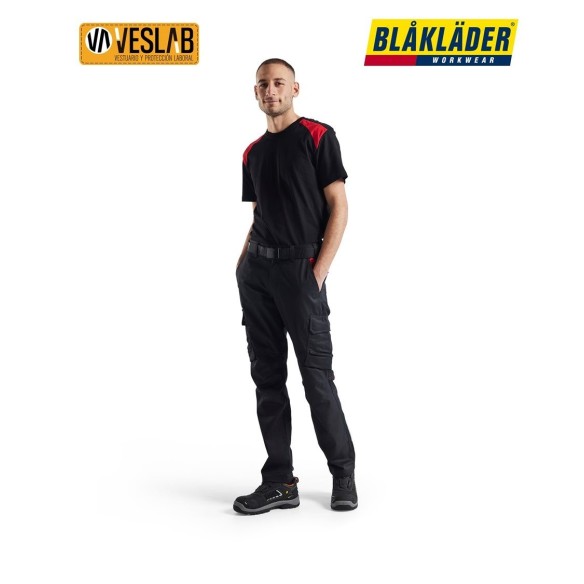 T-SHIRT BLAKLADER BICOLORE