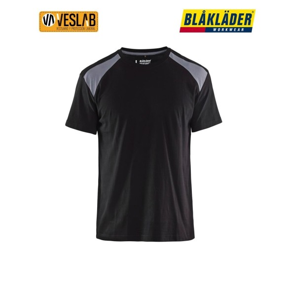 T-SHIRT BLAKLADER BICOLORE