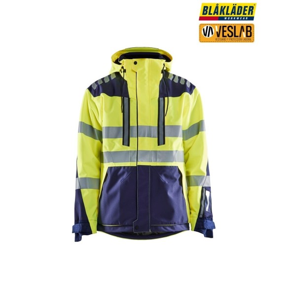 CHAQUETA ALTA VISIBILIDAD HARDSHELL STRETCH 2D