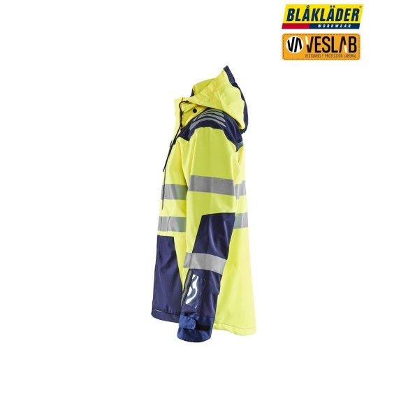 CHAQUETA ALTA VISIBILIDAD HARDSHELL STRETCH 2D