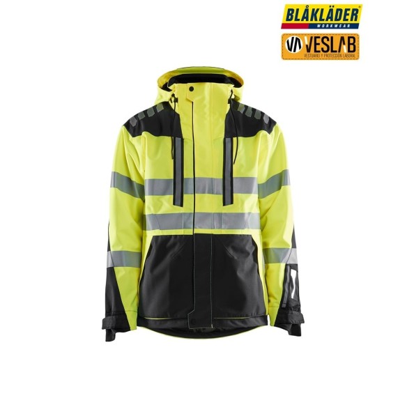 CHAQUETA ALTA VISIBILIDAD HARDSHELL STRETCH 2D