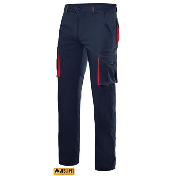 PANTALÓ ELÀSTIC BICOLOR MULTIBUTXAQUES