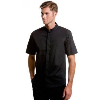 Camisa Cuello Mandarín Manga corta Mujer 2