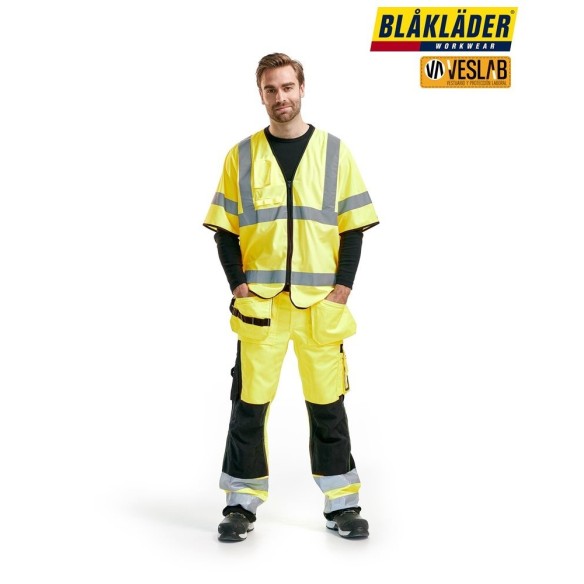 CHALECO ALTA VISIBILIDAD CLASE 3 CON MANGAS