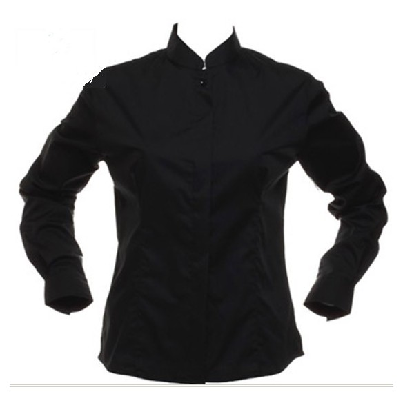  CAMISA MANGA LARGA CUELLO MANDARÍN MUJER