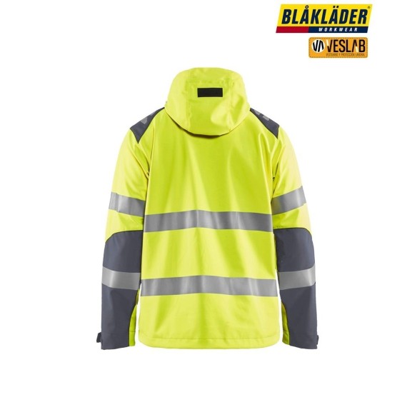 chaqueta softshell blaklader alta visibilidad 8