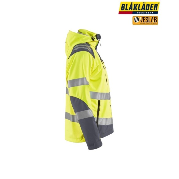 chaqueta softshell blaklader alta visibilidad 10