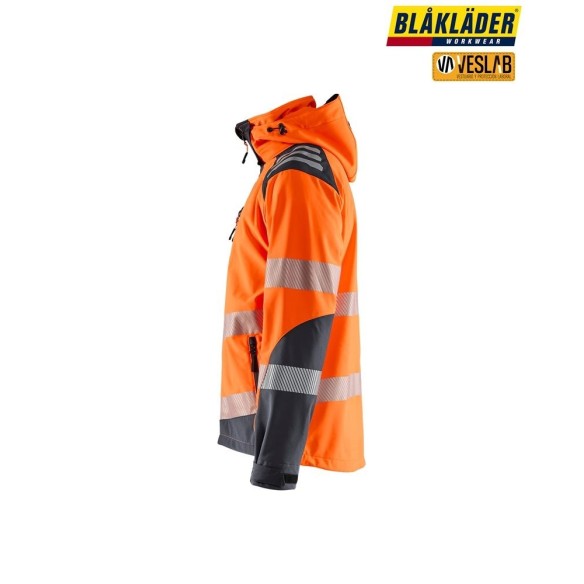 VESTE SOFTSHELL BLAKLADER HAUTE VISIBILITÉ