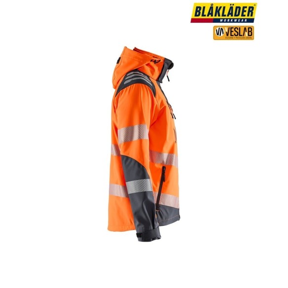 VESTE SOFTSHELL BLAKLADER HAUTE VISIBILITÉ
