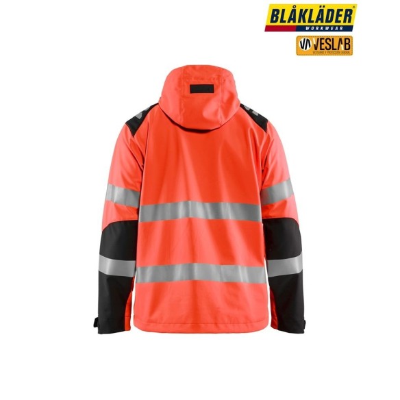 VESTE SOFTSHELL BLAKLADER HAUTE VISIBILITÉ