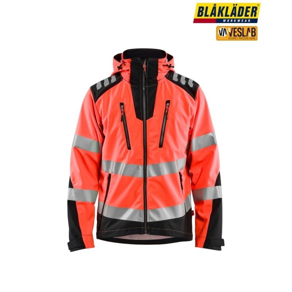 chaqueta softshell blaklader alta visibilidad 27