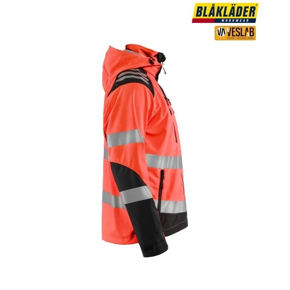 SOFTSHELL BLAKLADER HIGH VISIBILITY JACKET