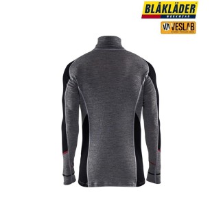 Samarreta tèrmica cremallera XWarm 100% Merino 2