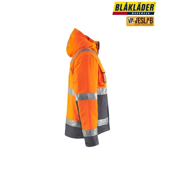 VESTE HIVER HAUTE-VISIBILITÉ STRETCH 2D