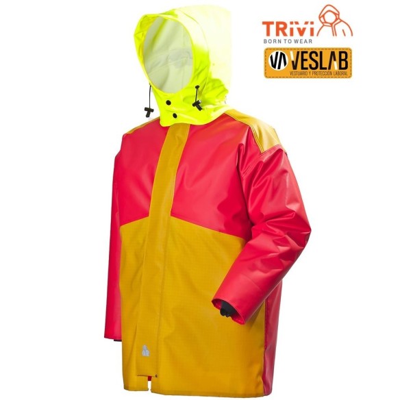 chaqueta pesca red new bicolor rnp 3