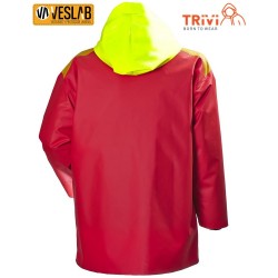 RED NEW BICOLOR RNP FISHER JACKET