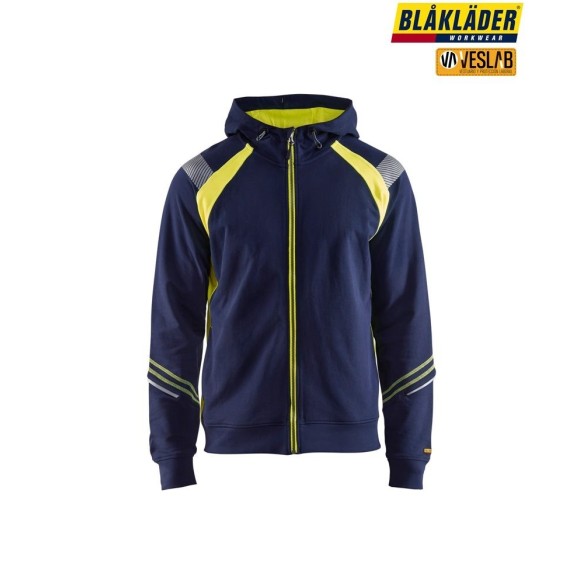 sudadera con capucha detalles fluo 1