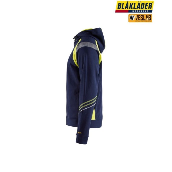 sudadera con capucha detalles fluo 3