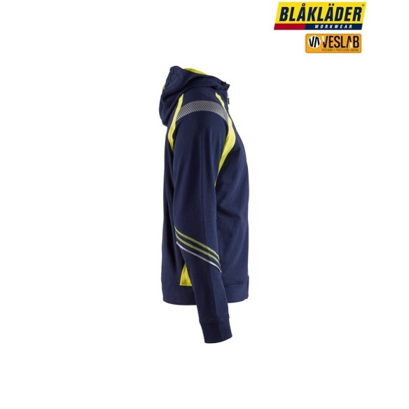 sudadera con capucha detalles fluo 4