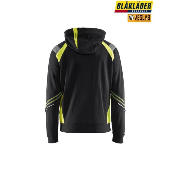 SUDADERA CON CAPUCHA DETALLES FLUO