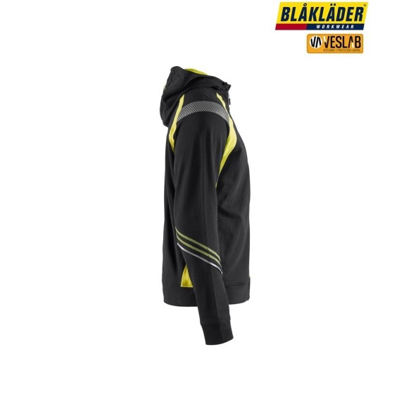 SUDADERA CON CAPUCHA DETALLES FLUO