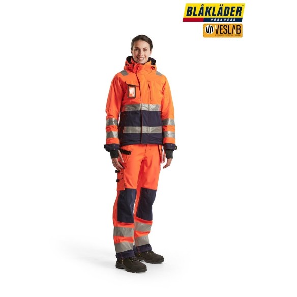 VESTE HIVER FEMME HAUTE-VISIBILITÉ STRETCH 2D