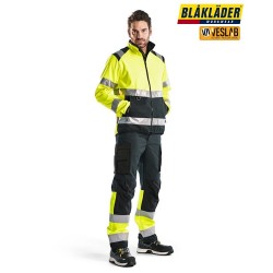 SOFTSHELL HIGH VISIBILITY CLASS 1 TROUSERS