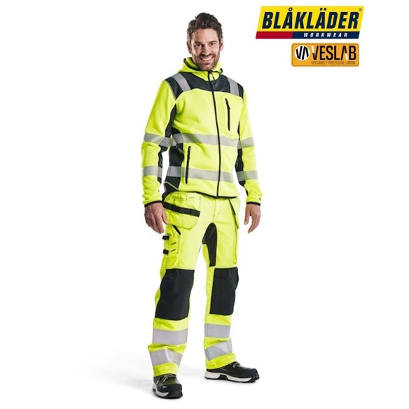 VESTE TRICOTÉE D'HAUTE VISIBILITÉ