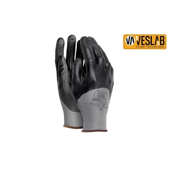 guante nylon revestido dots catch 1
