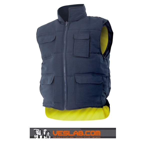 chaleco acolchado reversible alta visibilidad 1