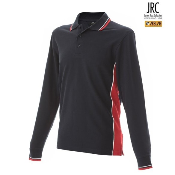 Long sleeves Malta Bicolor Polo | James Ross workwear